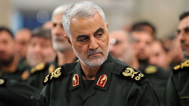قائد فيلق القدس التابع للحرس الثوري الإيراني، قاسم سليماني