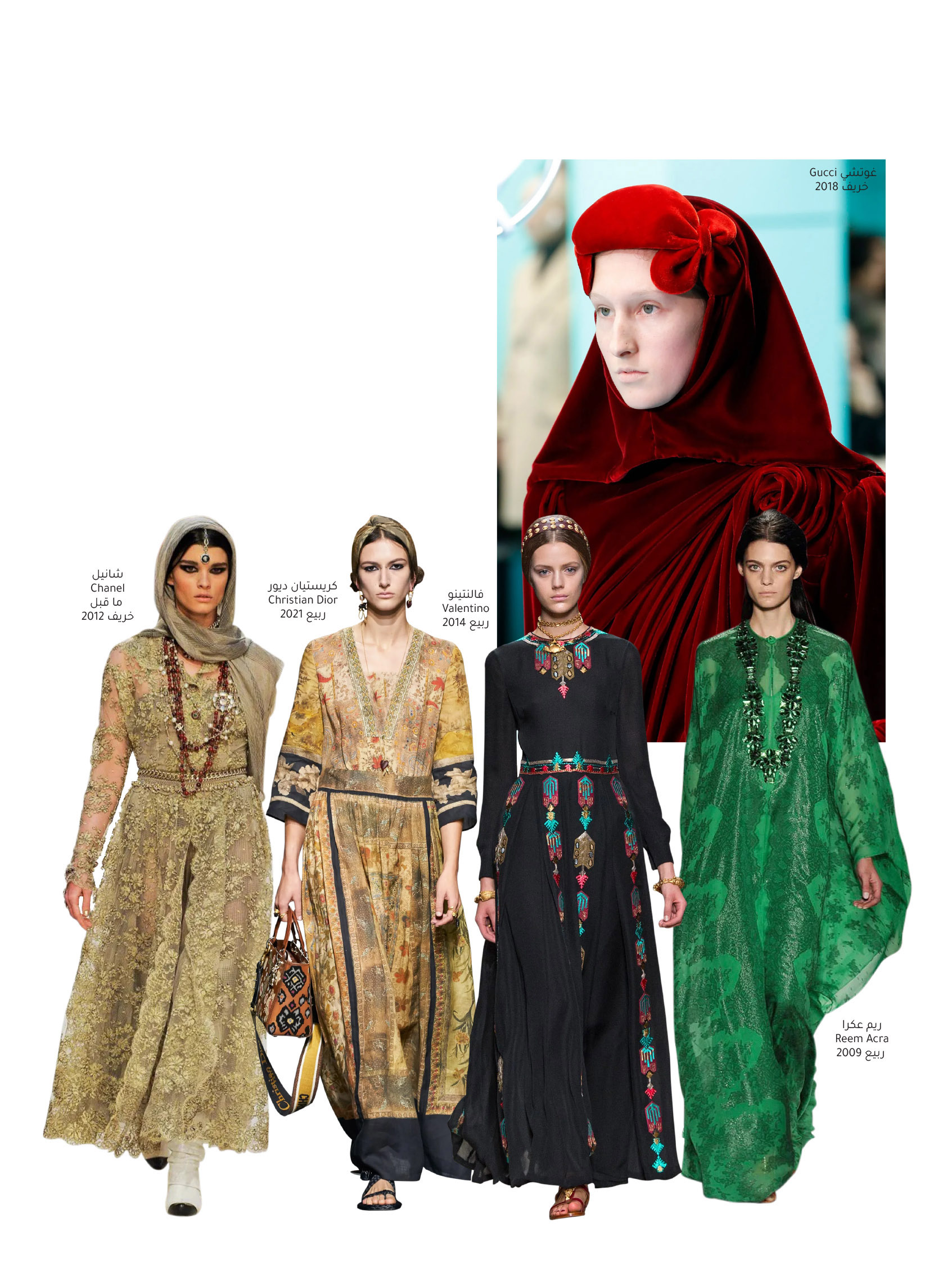 الأزياء الشرقية في عالم الموضة